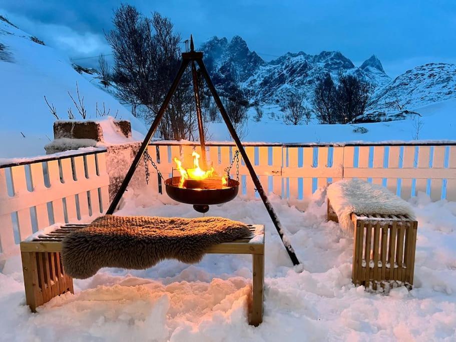 Sundet Lofoten Holiday House Villa Sund  ภายนอก รูปภาพ