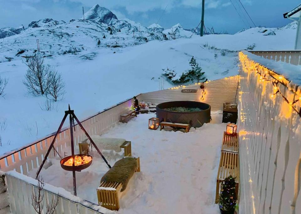 Sundet Lofoten Holiday House Villa Sund  ภายนอก รูปภาพ