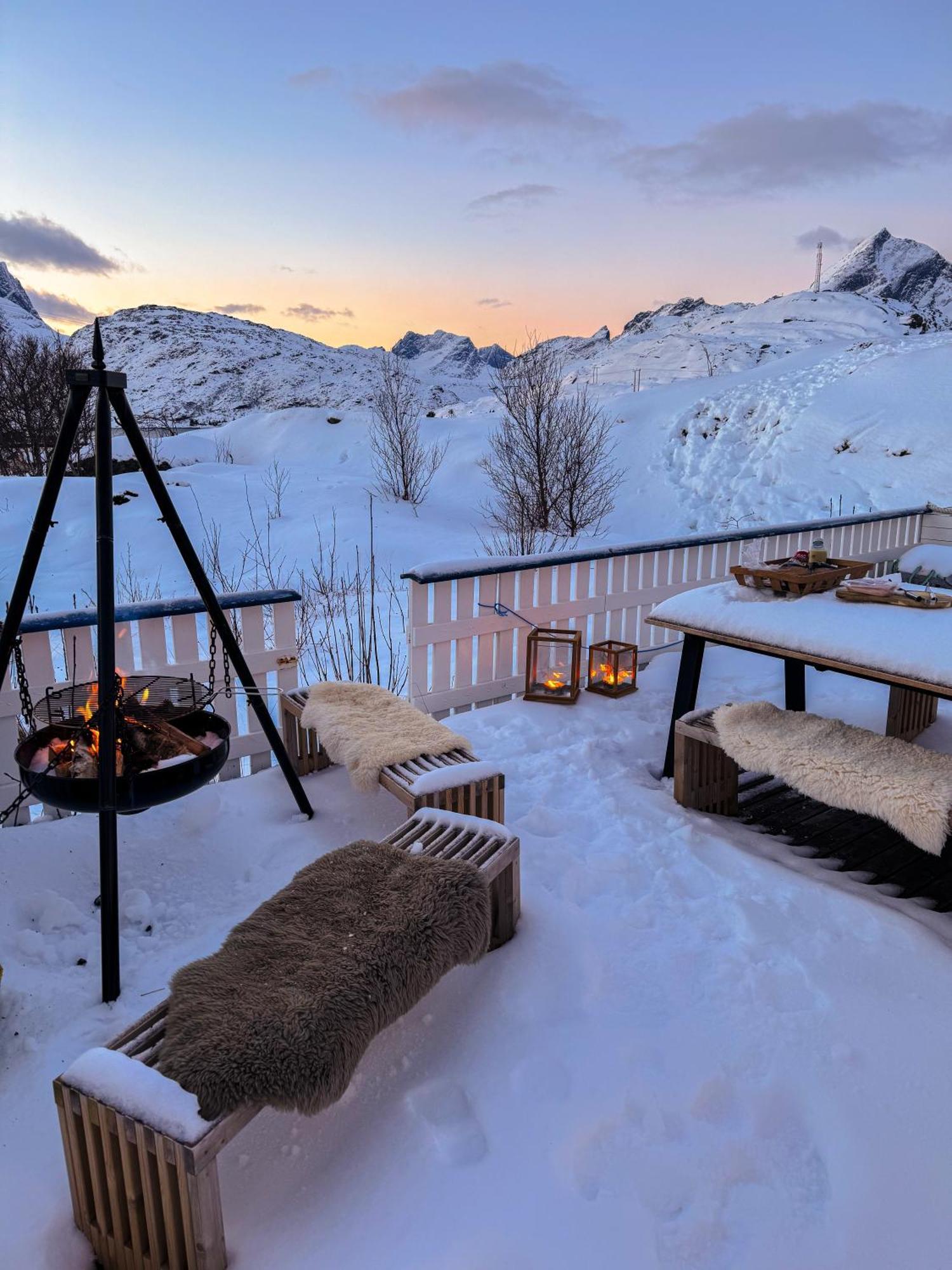 Sundet Lofoten Holiday House Villa Sund  ภายนอก รูปภาพ